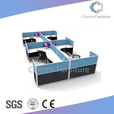 Modern High Partition Group Office Workstation for 8 Staff (CAS-W41238)