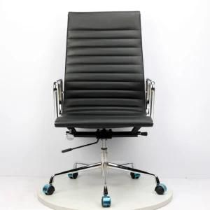 Originally Big Class Eames Modern Computer Chair, Western Leather Cowhide Office Chair Manufacturer Direct Sales