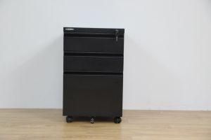 Vertical Office Cabinets- 3 Drawer, Black