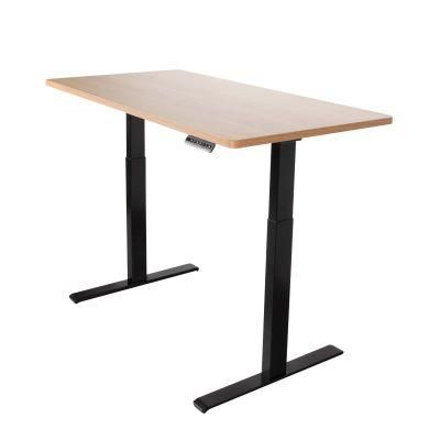 Popular Height Adjustable Electric Two Stages Dual Motor Standing Computer Table