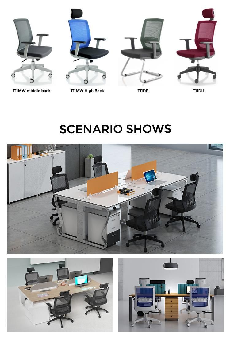 High Back Factory Furniture Ergonomic Swivel Mesh Fabric Home Revolving Recliner Executive Computer Office Chairs