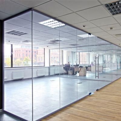 Hot Sale Modern Office Folding Blind Partition Glass Wall