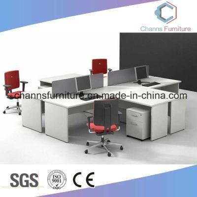 White Color Office Table Wooden Workstation CAS-W1809