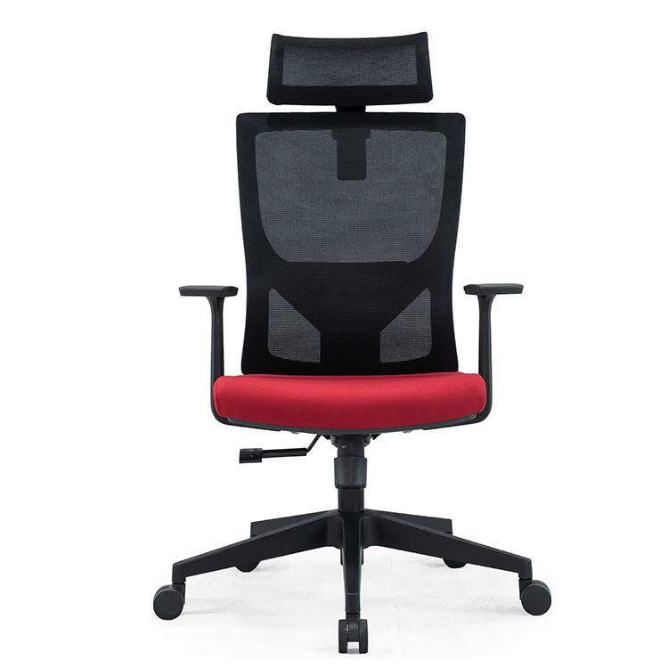 Adjustable Hot Sale Mesh Ergonomic Office Chair with Padded Lumbar Support