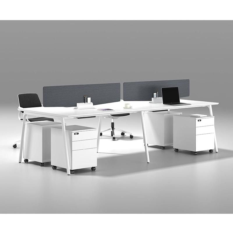 High Quality Modern Design Office Desk Furniture Four Seat Office Workstation