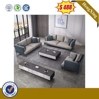 Modern Home Hotel Living Room Furniture Set Italy Design Leather Combination 1 2 3 7 Seats Office Leather Leisure Sofa