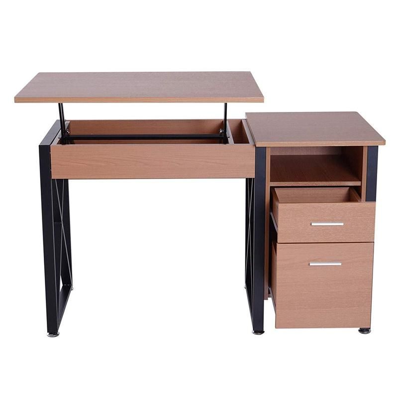 Study Room and Living Room Single Computer Desk with Lifting Design 0342