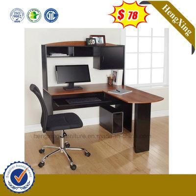 Two Color Mixed Classic L Shape Kids Study Computer Desk