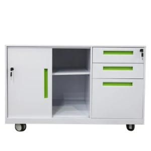 Modern Metal Office Cabinet Mobile Caddy Pedestal