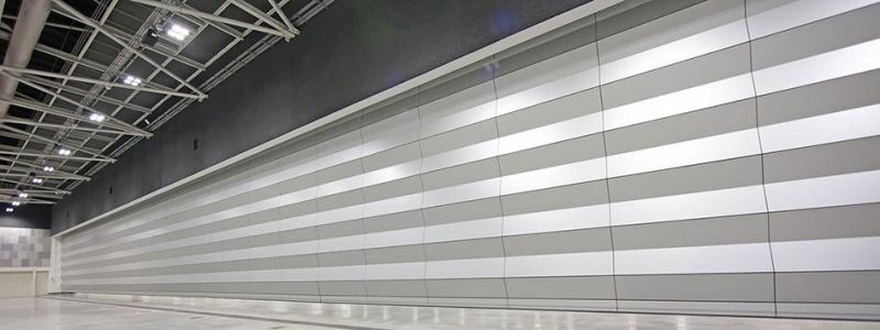 Electrical Vertical Retractable Movable Walls Vertical Lift Folding Walls Motorized Operable Partitions