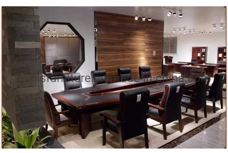 (M-CT332) Office Furniture Conference Room MDF Executive Meeting Table with 12 Seats Chairs