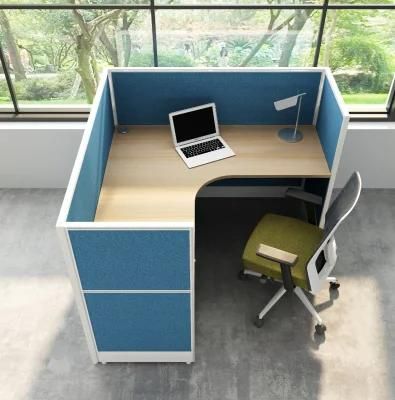 Foshan Manufacturer Modern Modular Office Furniture Cubicle Design Single Person Works Station Desk for Office