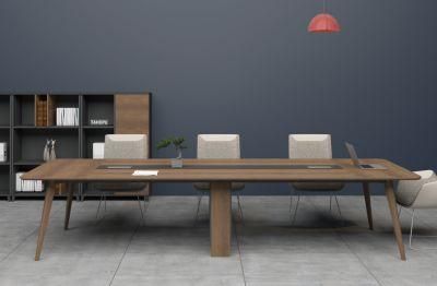 High-End Office Wooden Walnut Melamine Borad Conference Meeting Table