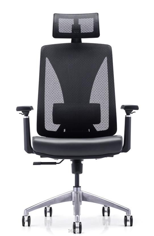 Unique Executive 3D Armrest Ergonomic Design Adjustable Mesh Office Boss Chair