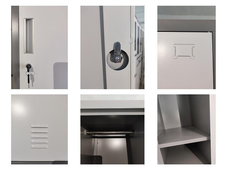 Modern Employee Changing Room 1 Single Door Cheap Steel Lockers