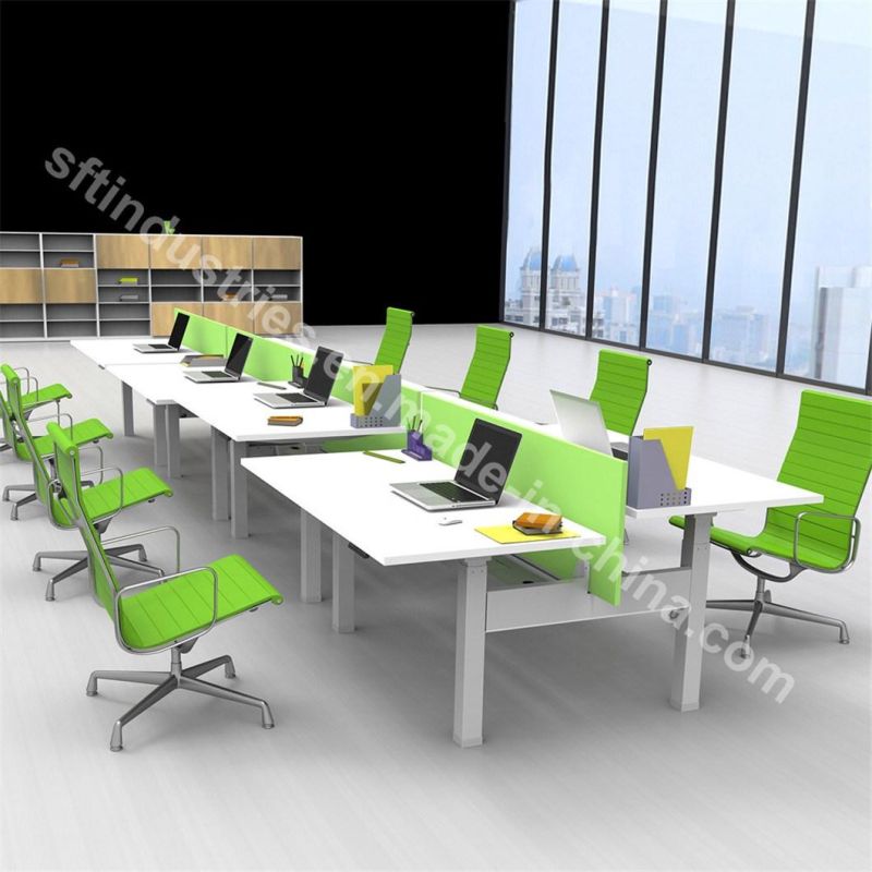 Three Sections Four Memory Keypad Electric Height Adjustable Desk Frame