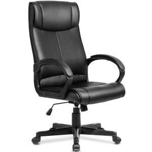 Modern High Back Ergonomic PU Leather Executive Home Office Chair (LSA-024)