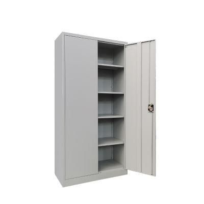 Gray Color Steel 2 Door File Storage Metal Filing Cabinet