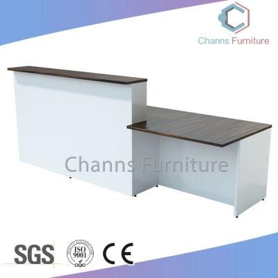 Modern Furniture Big Size Reception Desk Wooden Office Table (CAS-RD5402)