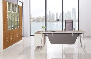 Durable Modern Wooden Laptop Senior&#160; Executive Boss Office Desk with Edge Ark