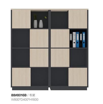 Four Seats Modern MFC Board Panel Commercial Wooden Workstation Table