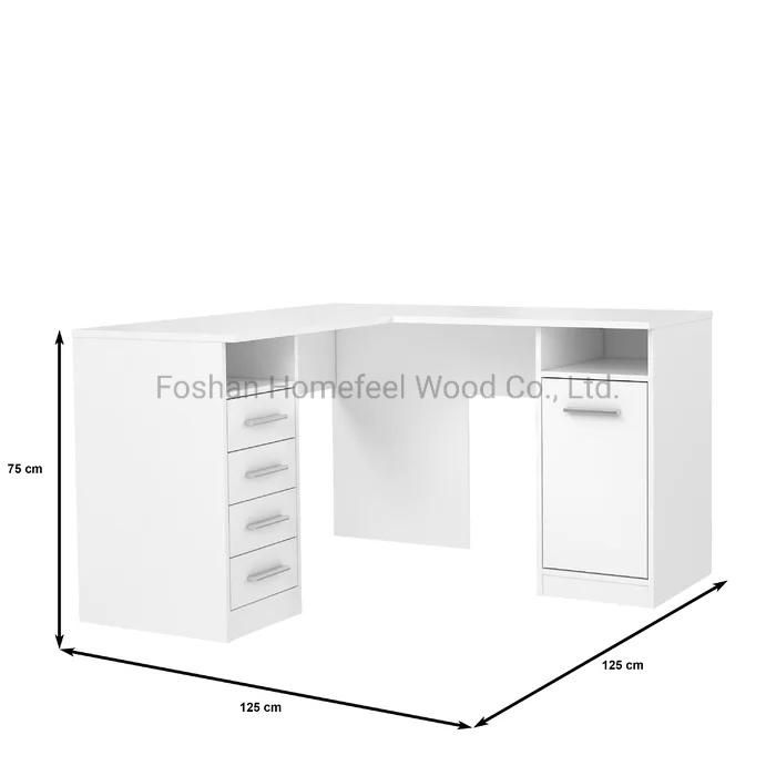 Wooden Furniture Kids Study Desk Corner Computer Table (HF-WF201027)