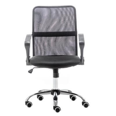 Cheap Factory Price Black Breathable Customized Color Adjustable Fabric Wheels Backrest Mesh Office Chair