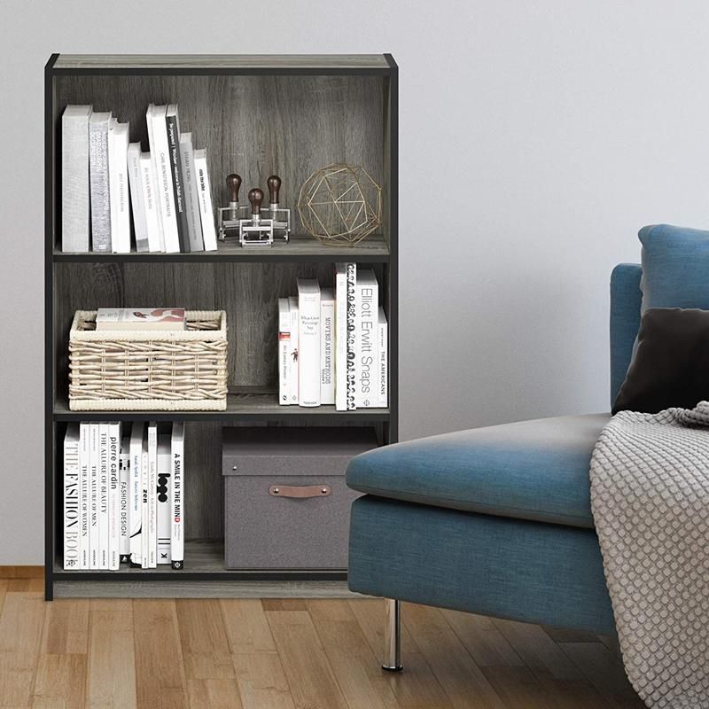 Wooden Three-Layer Simple Storage Bookshelf 0485