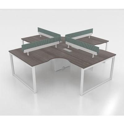 High Quality Modern Office Desk Computer Table Four Seats Workstations