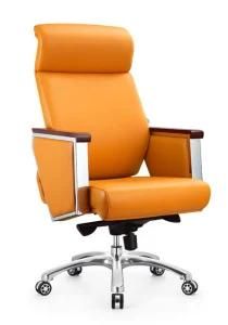 Metal Furniture Ergonomic Leather Executive Office Leather Chair A656-1