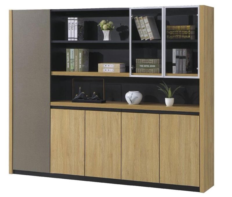 Wooden Executive Office MFC Book Display File Cabinet and Wardrobe Furniture