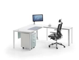 Integration Fashion Aluminum Frame Office Executive Desk Table