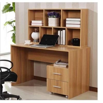 Simple and Practical Single Office with Bookcase Computer Desk 0297