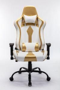 Oneray Lopo High Quality Silla Gamer Gaming Chair White and Gold for Sale