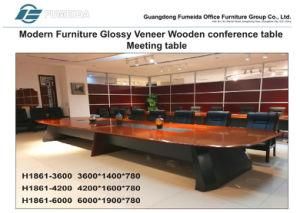New Project Furniture Veneer Wooden Conference Table Meeting Table