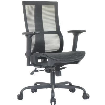Ergonomic MID Back BIFMA Test Black Full Mesh Breathable Swivel Office Mesh Chair
