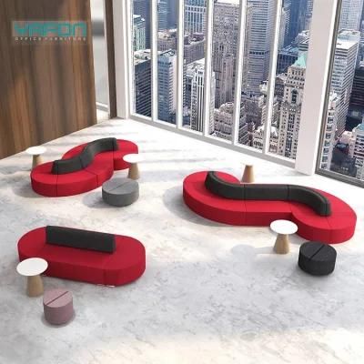 Office Building Leisure Area S Shape Sofa