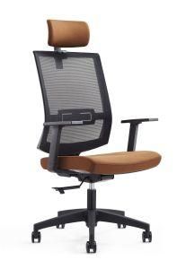 Ergonomic Headrest Mesh Plastic Tall 3D Armrest Staff Game Chair
