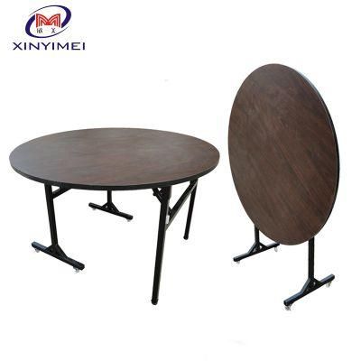 Foldable Round Table/ Moveable Banquet Table/ Hotel Banquet Table (XYM-T49)