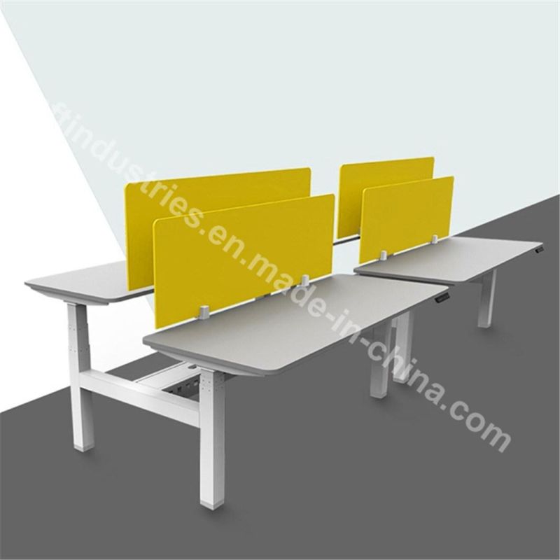 Three Sections Four Memory Keypad Electric Height Adjustable Desk Frame