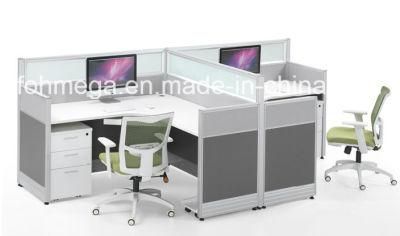 Fashion Office Cubicle Workstation Aluminum Office Workstation (FOH-CXSP408- 2PB)
