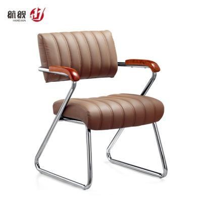 Low Back Office Furniture Leather Chair for Waiting Area Guest Chair
