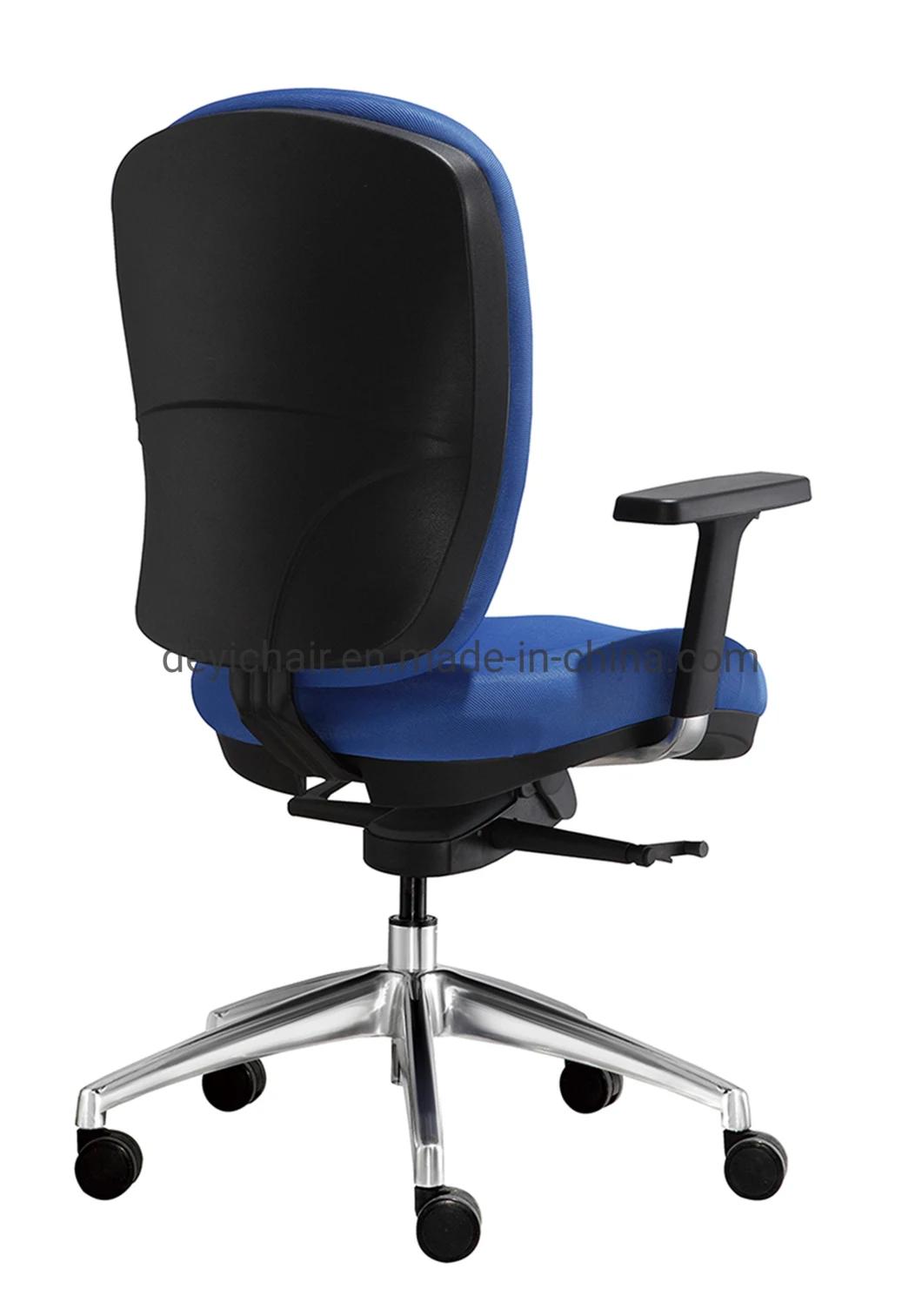 Ratchet Back Al-350 Aluminum Base PU Castor PU Adjustment Armrest Donati Aluminum Synchronized Mechanism Mould Foam Office Chair