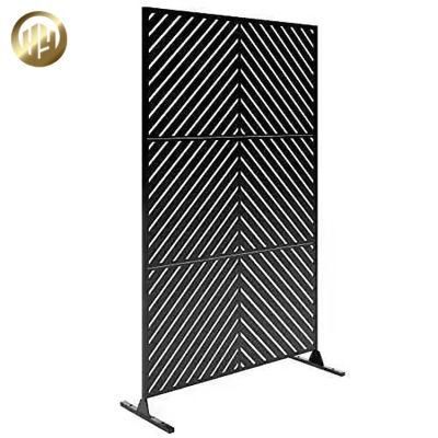 Powder Coating Rectangular Assembly Metal Garden Decoration Screen Panel