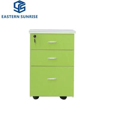 Hanging File Storage Steel Movable Cabinet with Wheels