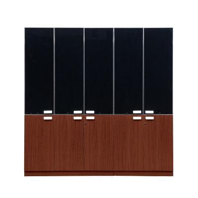 Office Wooden Furniture 4 Drawers Vertical Storage Filing Cabinet Rack