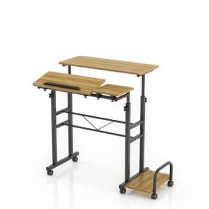 Modern Wood Desktop Computer Desk with Keyboard Tray PC Laptop Desk