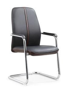 Chinese Modern Furniture Chairs Factory Leather Visitor Waiting Office Chair D1813