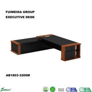 Office Furniture Melamine Flake Chipboard Boss Executive Manager Table (AB1803)