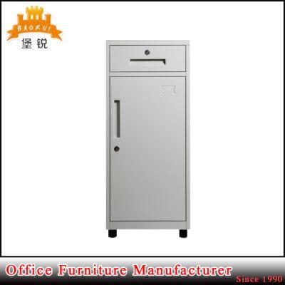 Hospital Popular Steel Mobile Bedside Cabinet